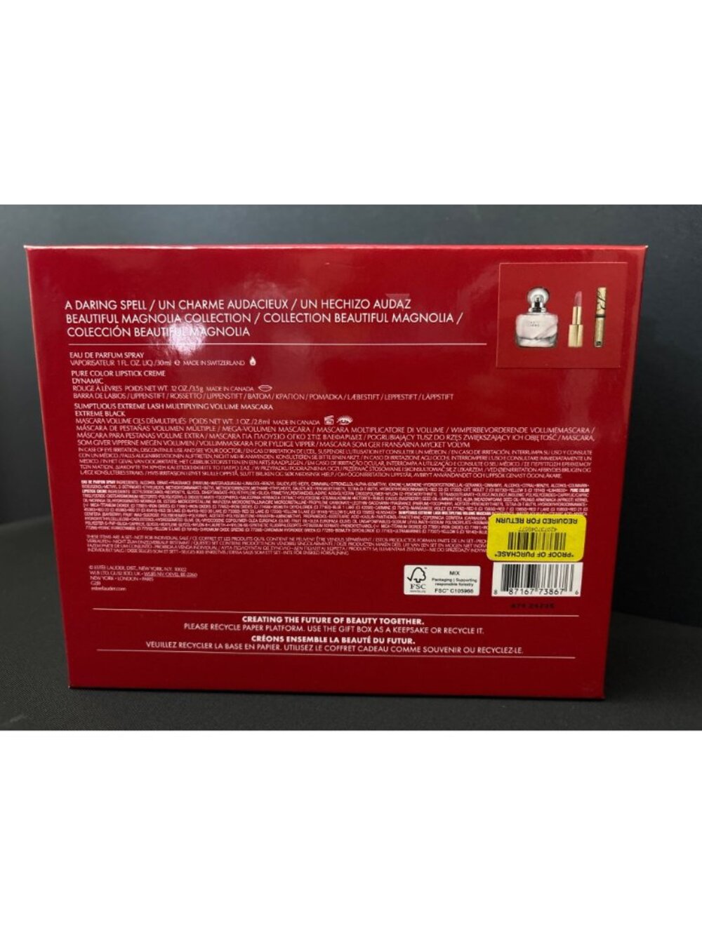 Estée Lauder Beautiful Magnolia Gift Set - Eau De Parfum Empty Box Only - Picture 4 of 9